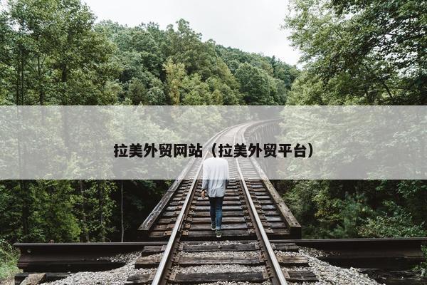 拉美外贸网站（拉美外贸平台）