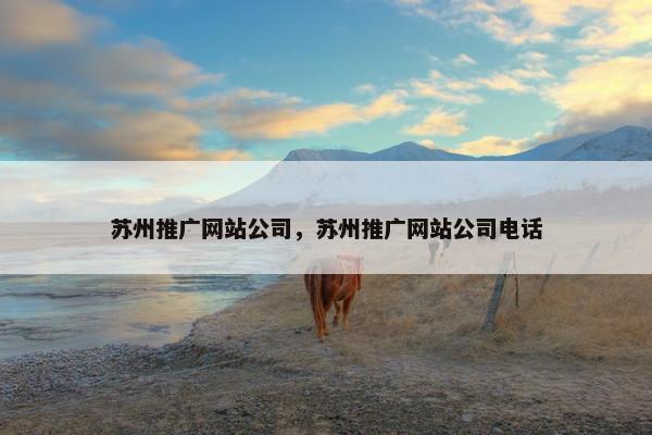 苏州推广网站公司，苏州推广网站公司电话