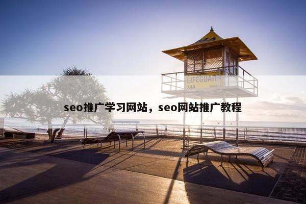 seo推广学习网站，seo网站推广教程