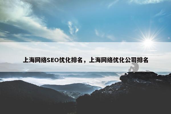 上海网络SEO优化排名，上海网络优化公司排名