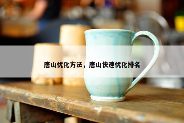 唐山优化方法，唐山快速优化排名