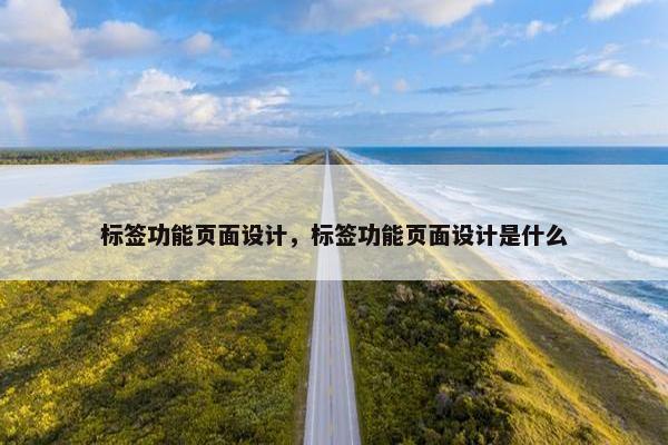 标签功能页面设计，标签功能页面设计是什么