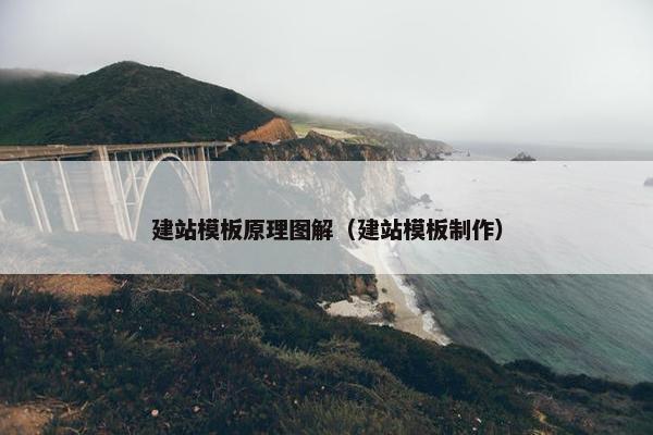 建站模板原理图解（建站模板制作）