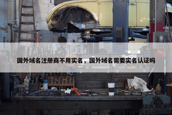 国外域名注册商不用实名，国外域名需要实名认证吗