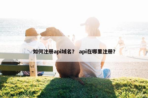 如何注册api域名？ api在哪里注册？