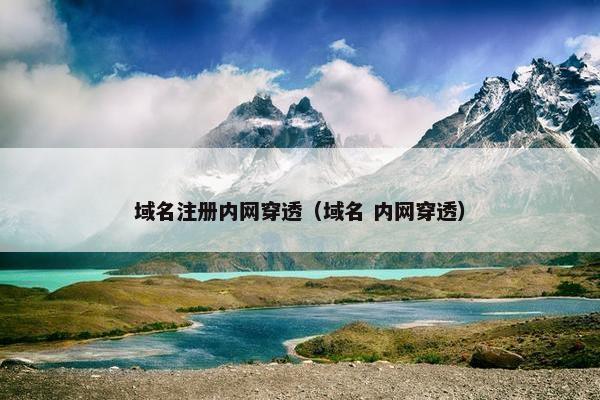 域名注册内网穿透（域名 内网穿透）