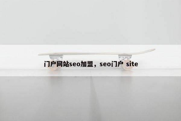 门户网站seo加盟，seo门户 site