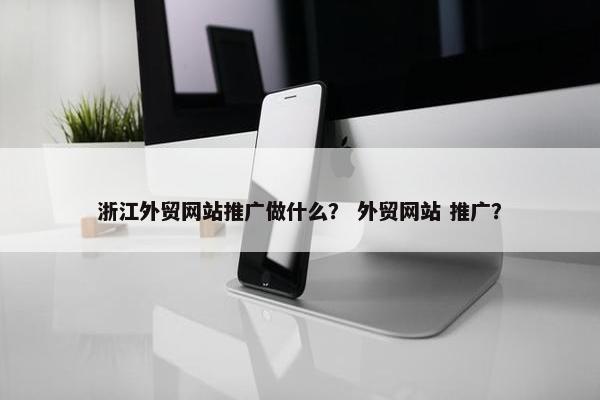 浙江外贸网站推广做什么？ 外贸网站 推广？
