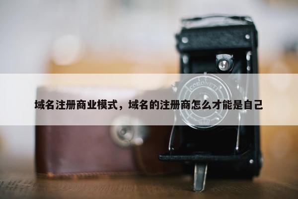 域名注册商业模式，域名的注册商怎么才能是自己