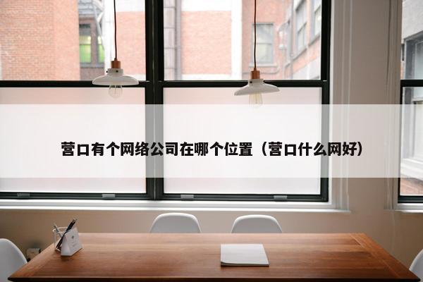 营口有个网络公司在哪个位置（营口什么网好）