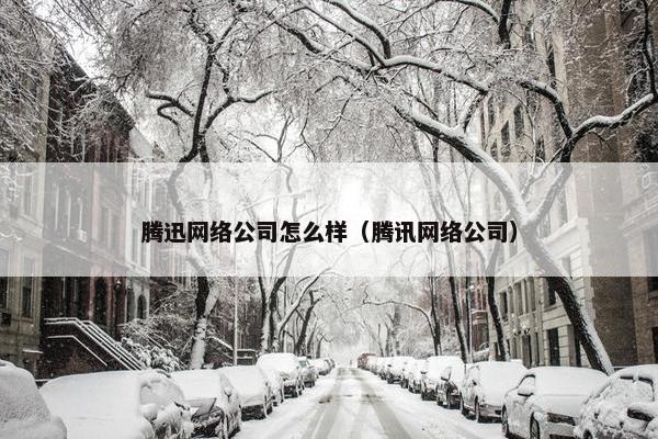 腾迅网络公司怎么样（腾讯网络公司）