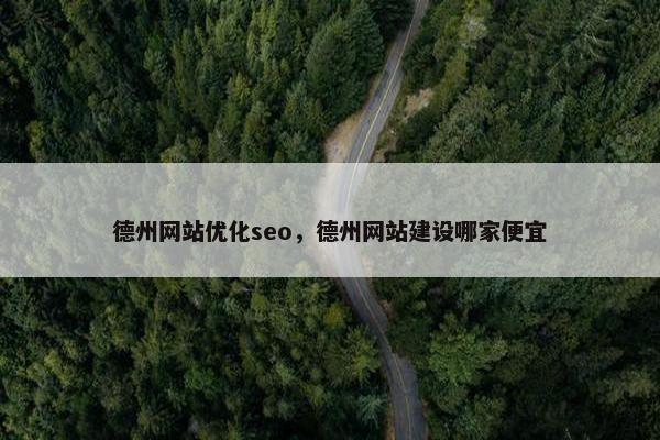 德州网站优化seo，德州网站建设哪家便宜