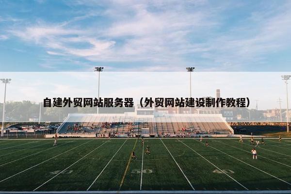 自建外贸网站服务器（外贸网站建设制作教程）