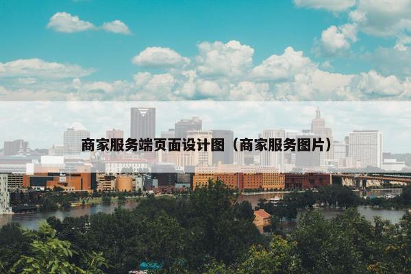 商家服务端页面设计图（商家服务图片）