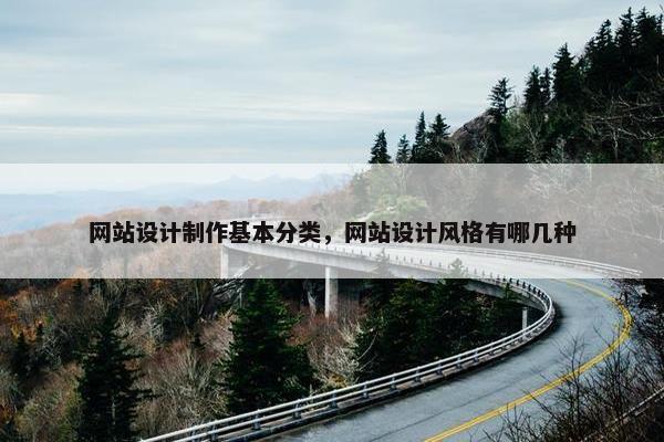 网站设计制作基本分类，网站设计风格有哪几种