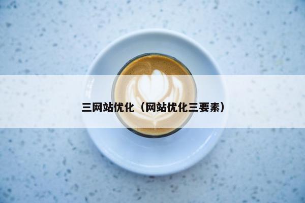 三网站优化（网站优化三要素）
