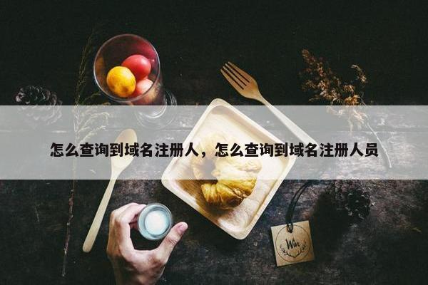 怎么查询到域名注册人，怎么查询到域名注册人员