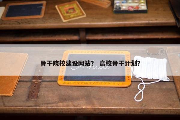 骨干院校建设网站？ 高校骨干计划？