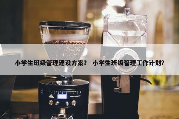 小学生班级管理建设方案？ 小学生班级管理工作计划？