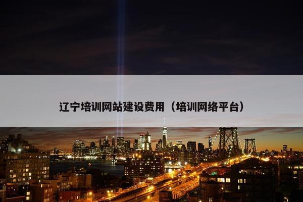 辽宁培训网站建设费用（培训网络平台）