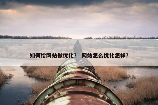 如何给网站做优化？ 网站怎么优化怎样？