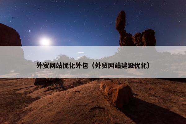 外贸网站优化外包（外贸网站建设优化）