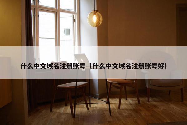 什么中文域名注册账号（什么中文域名注册账号好）