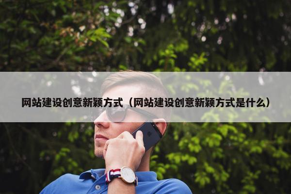 网站建设创意新颖方式（网站建设创意新颖方式是什么）