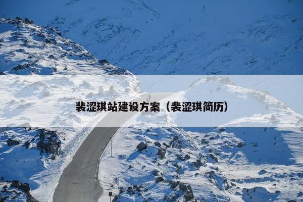 裴涩琪站建设方案（裴涩琪简历）