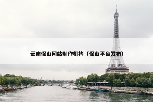 云南保山网站制作机构（保山平台发布）