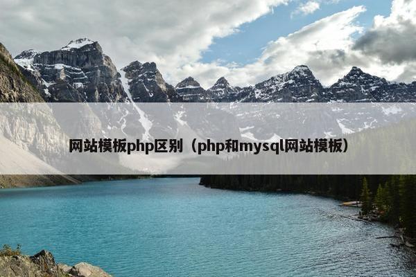 网站模板php区别（php和mysql网站模板）