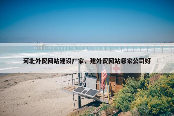 河北外贸网站建设厂家，建外贸网站哪家公司好
