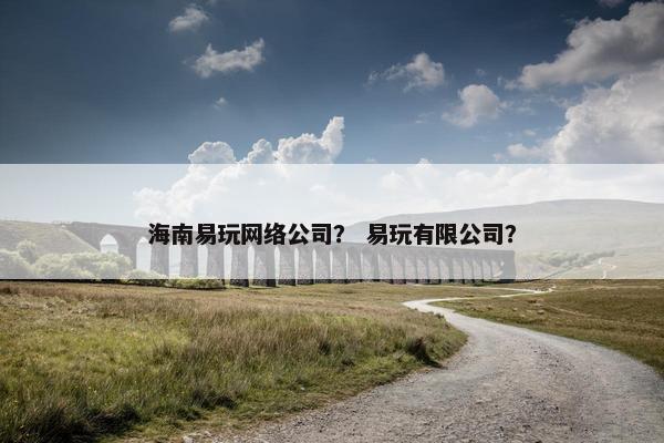 海南易玩网络公司？ 易玩有限公司？