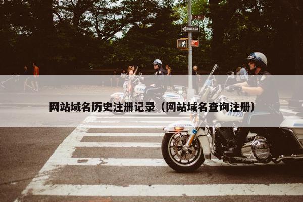 网站域名历史注册记录（网站域名查询注册）