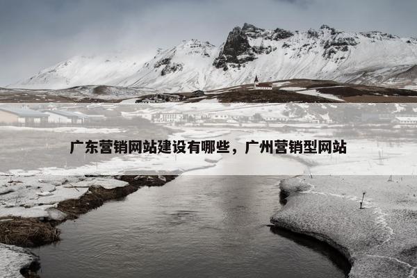 广东营销网站建设有哪些，广州营销型网站