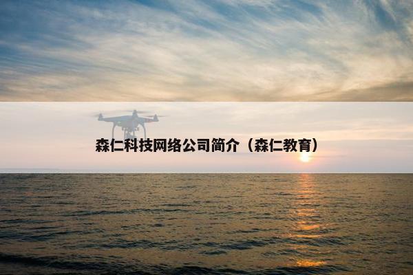 森仁科技网络公司简介（森仁教育）